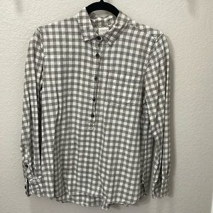 J Crew Boy Fit Pop Over Blouse